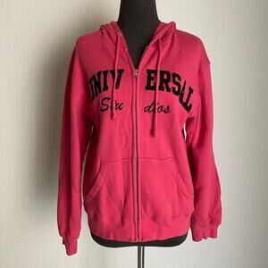 ❤️ Universal Studio sz‎ S 100% cotton Long sleeves hooded pockets sweatsh